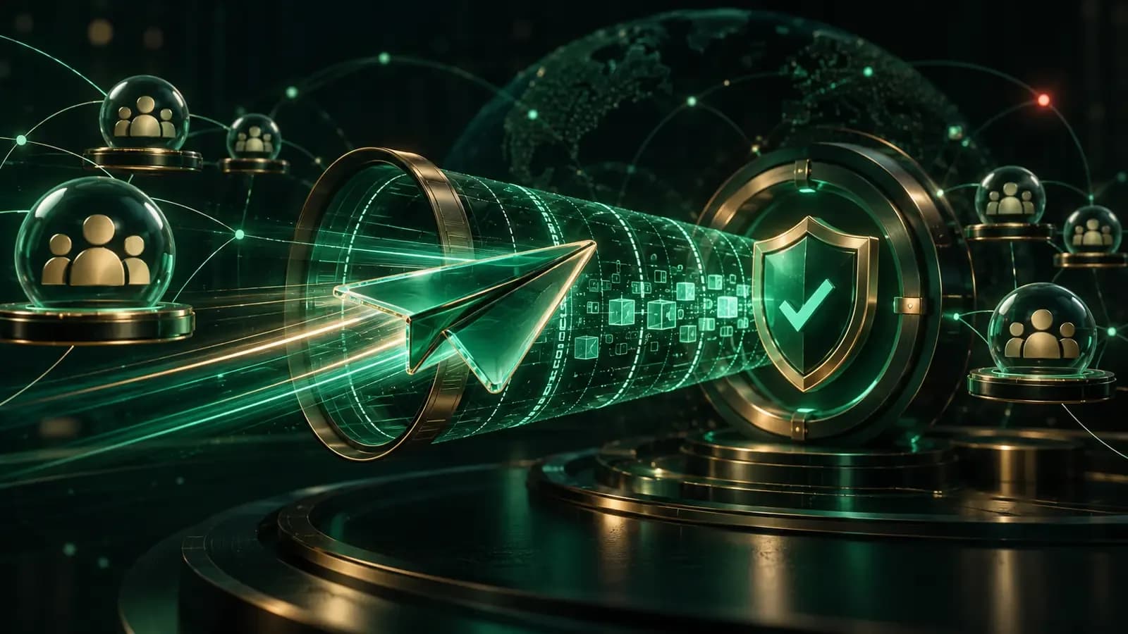 Secure Telegram channel and TData ownership transfer through encrypted protection