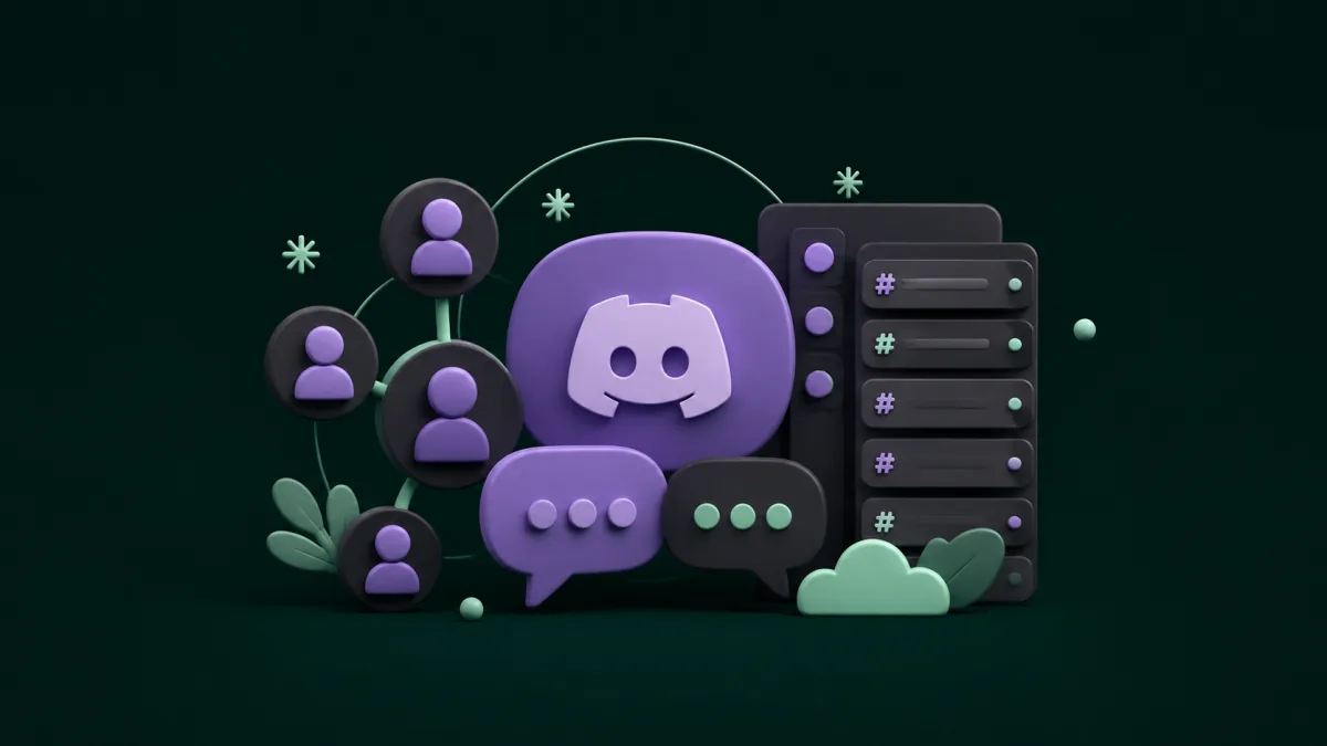 Illustration of an online community server changing ownership through escrow