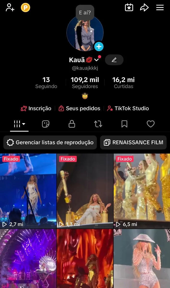 Tik tok 109.02K followers — screenshot 1