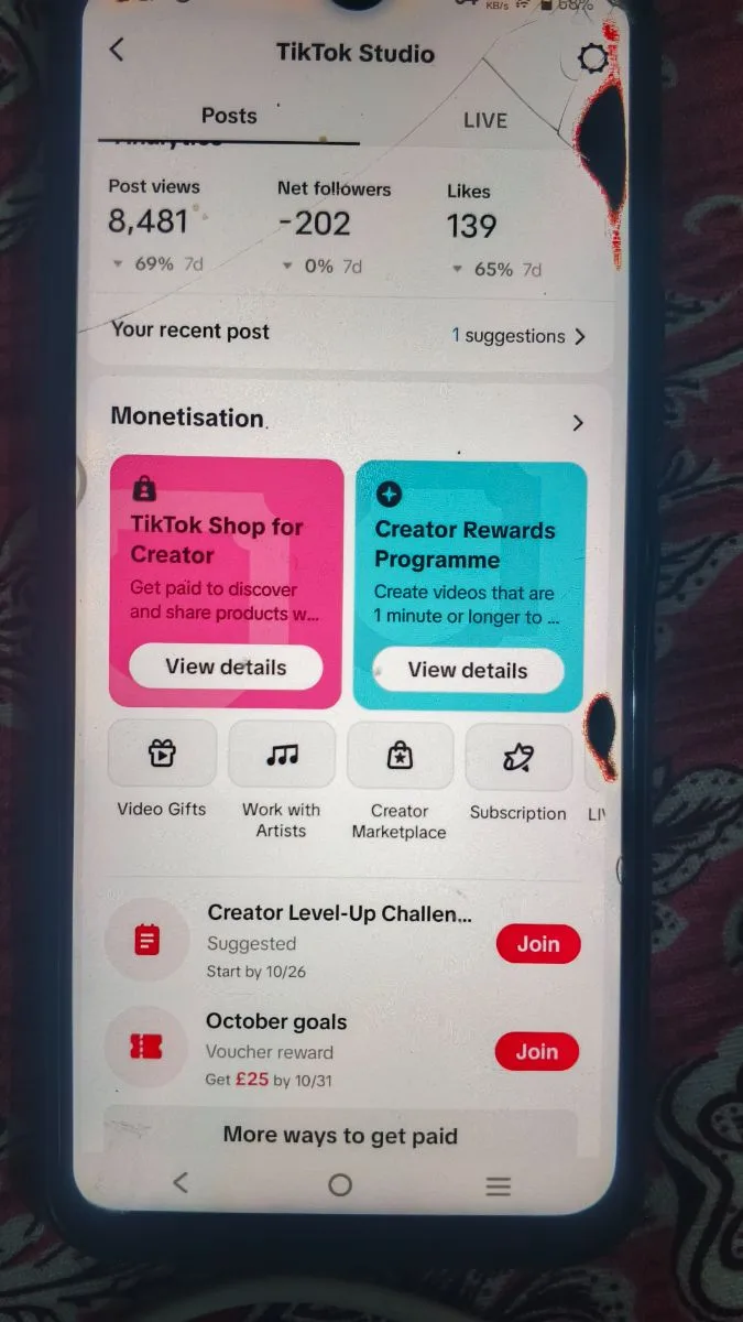 256k monetized Uk Viral ai content (TikTok account), screenshot 5 of 6
