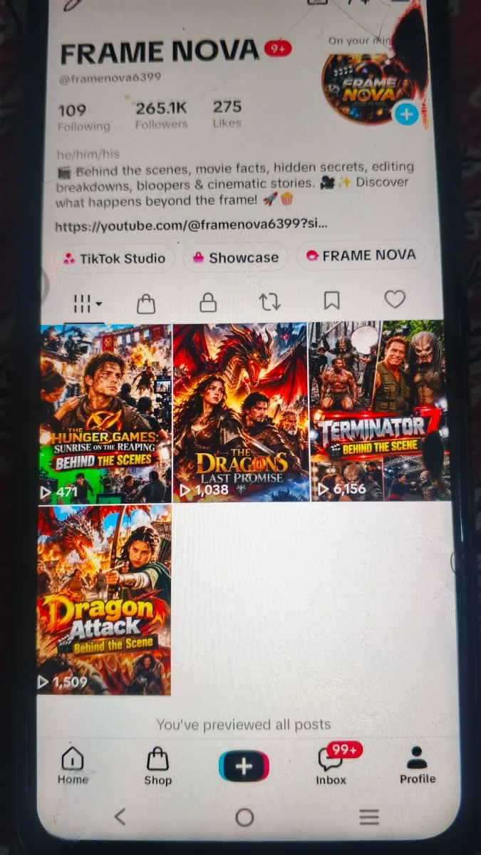 256k monetized Uk Viral ai content (TikTok account), screenshot 1 of 6