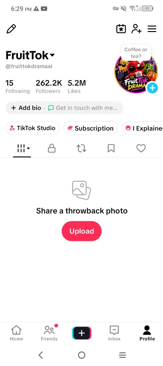 Tiktok account for sell with 260k followers. All monetization enable tiktok shop working,, screenshot 3 of 4