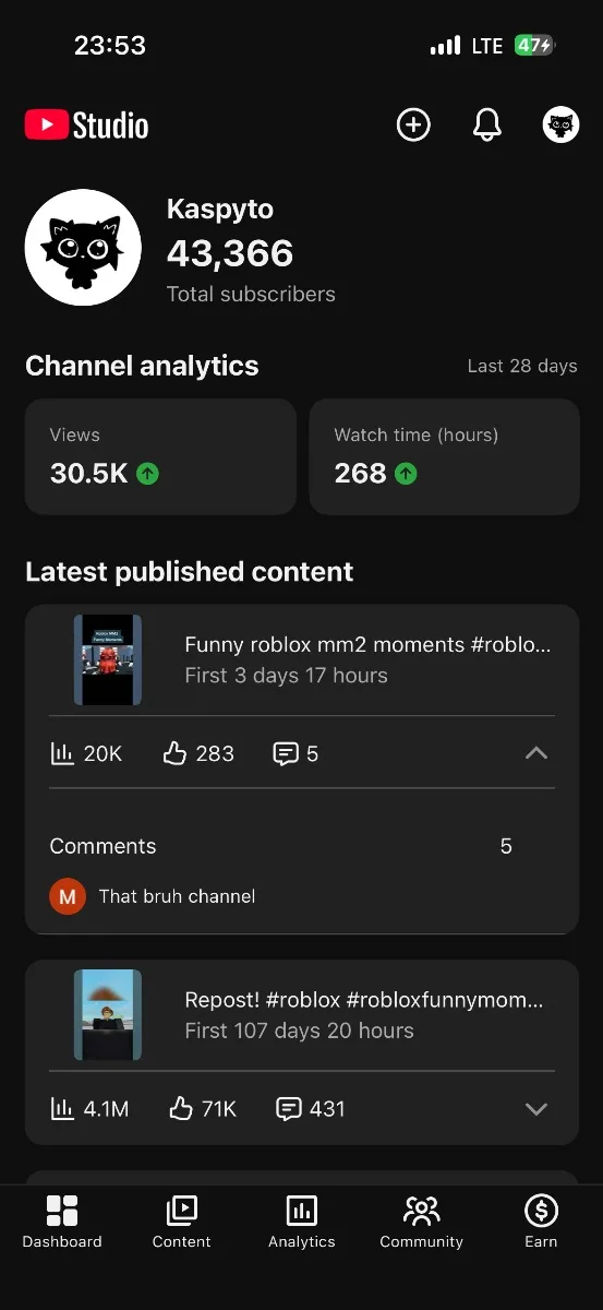 Gaming YouTube Channel — 43K+ Subscribers — screenshot 2