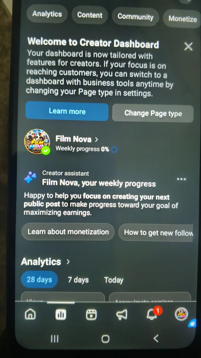 33k followers monetized green page (listing), screenshot 2 of 6