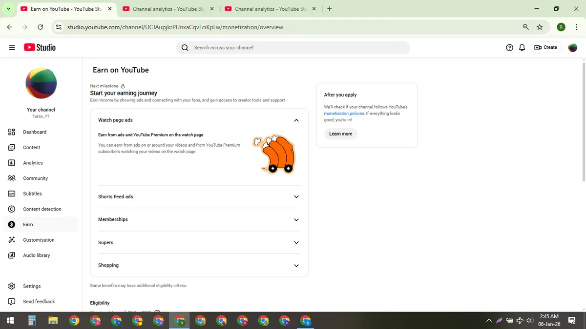 TuHin_YT: YouTube Shorts & Facebook Reels Channel (170K) — screenshot 2