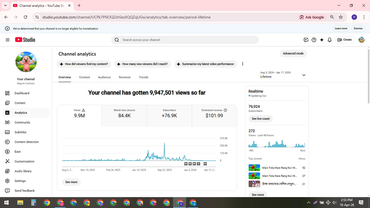 Nayum Cartoon: Games YouTube Channel (75.8K) — screenshot 4