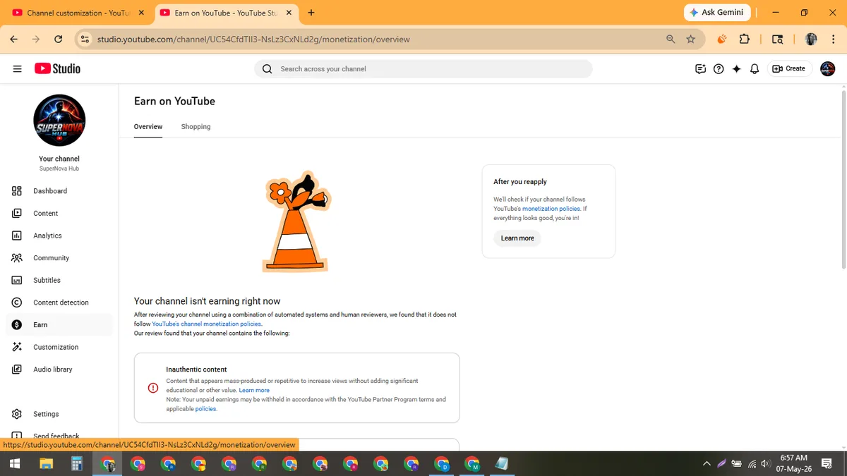 SuperNova Hub: YouTube Channel (517K) — screenshot 2