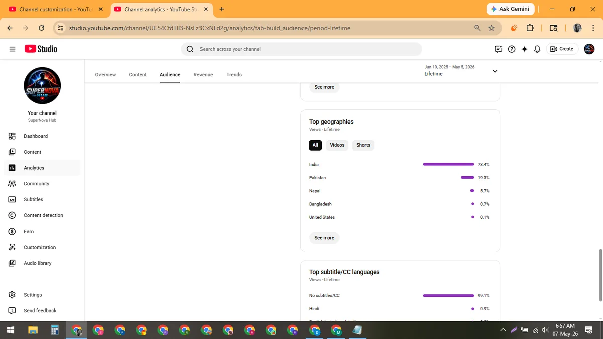 SuperNova Hub: YouTube Channel (517K) — screenshot 6