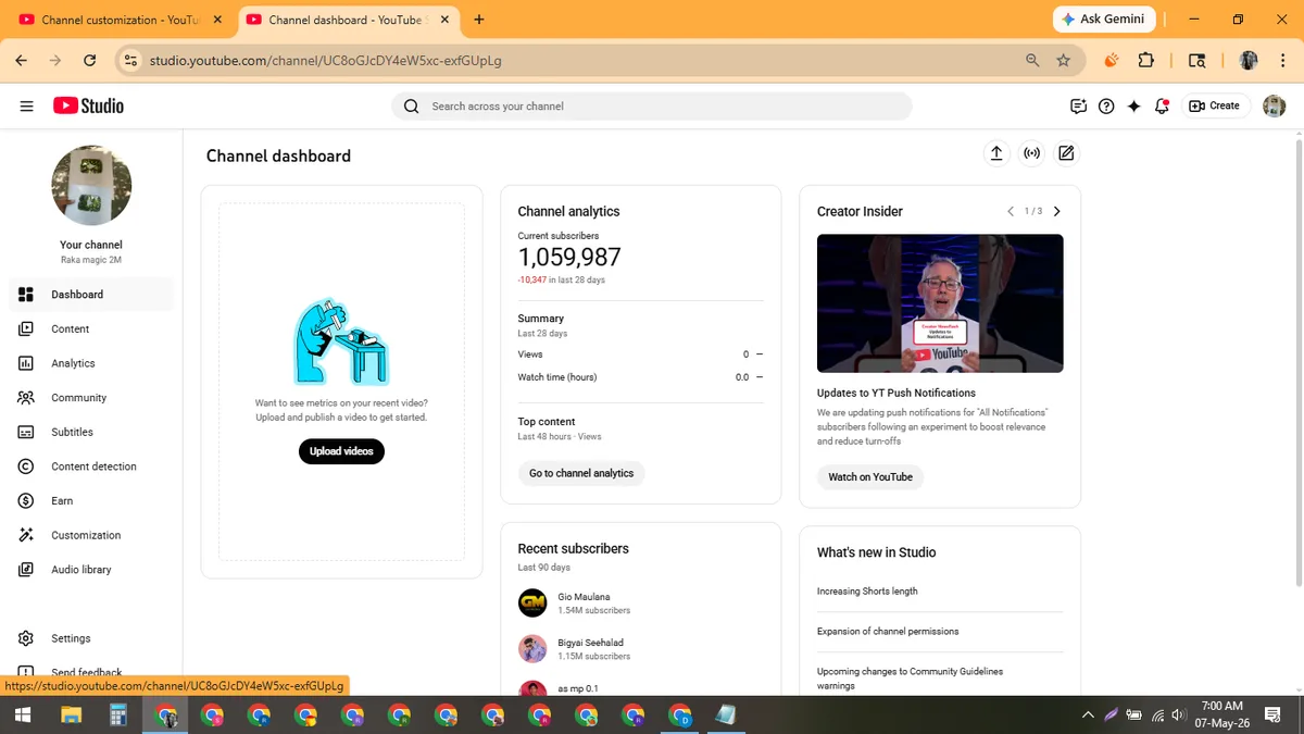 Raka magic 2M: YouTube Shorts & Facebook Reels Channel (1M) — screenshot 1