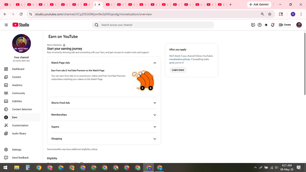 GO WITH RAFI 007: YouTube Channel (101K) — screenshot 1