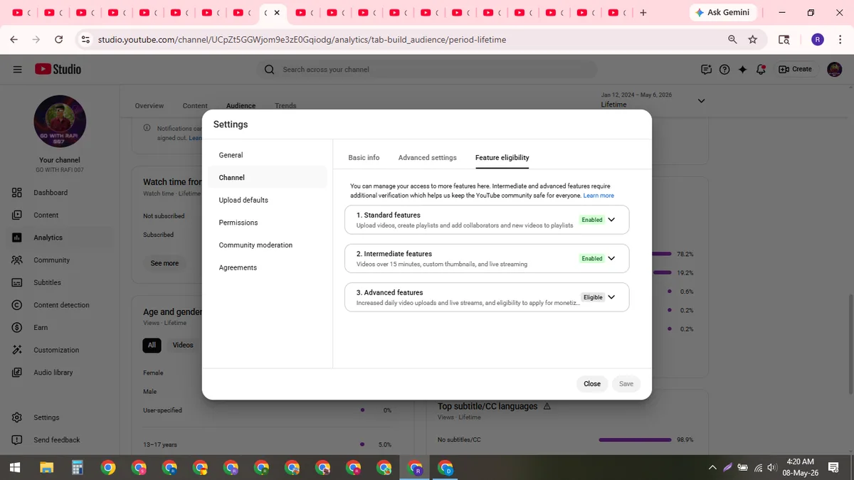 GO WITH RAFI 007: YouTube Channel (101K) — screenshot 6