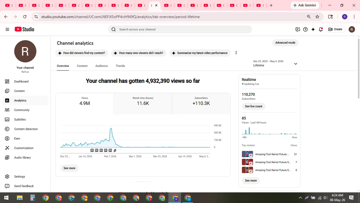 Rafivai: YouTube Shorts & Facebook Reels Channel (111K) — screenshot 3