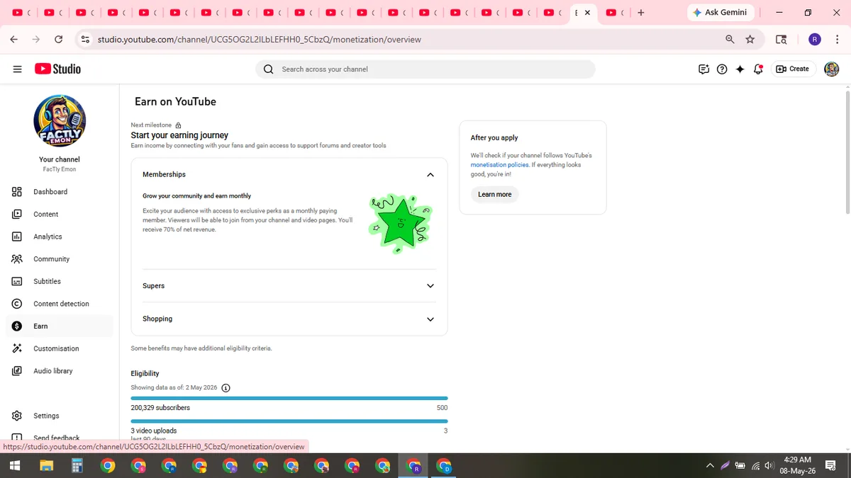 FacTly Emon: YouTube Shorts & Facebook Reels Channel (196K) — screenshot 3