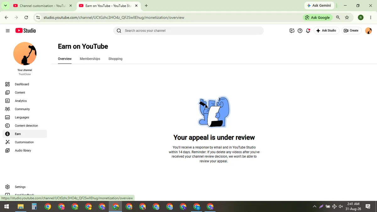 TrustClose: Luxury & Motivation YouTube Channel (13.4M) — screenshot 2