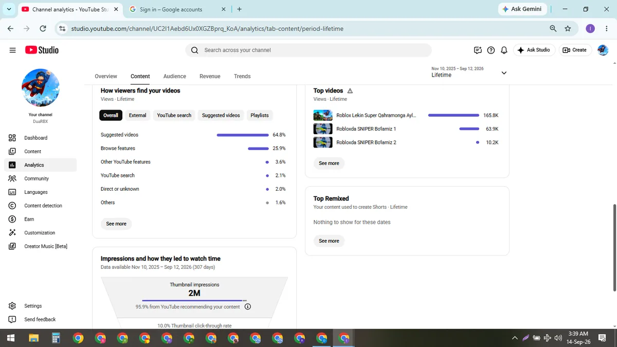 DuaRBX: Monetized Games YouTube Channel (2.2K) — screenshot 5
