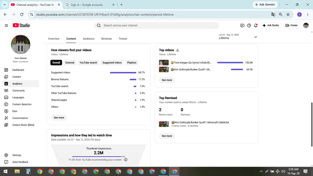 Slider Comeback: Monetized Games YouTube Channel (3.4K) — screenshot 5