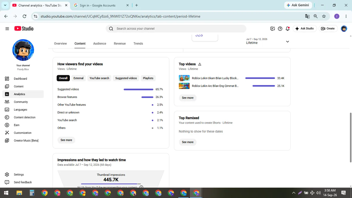 Foody Blox: Monetized Games YouTube Channel (1.9K) — screenshot 5