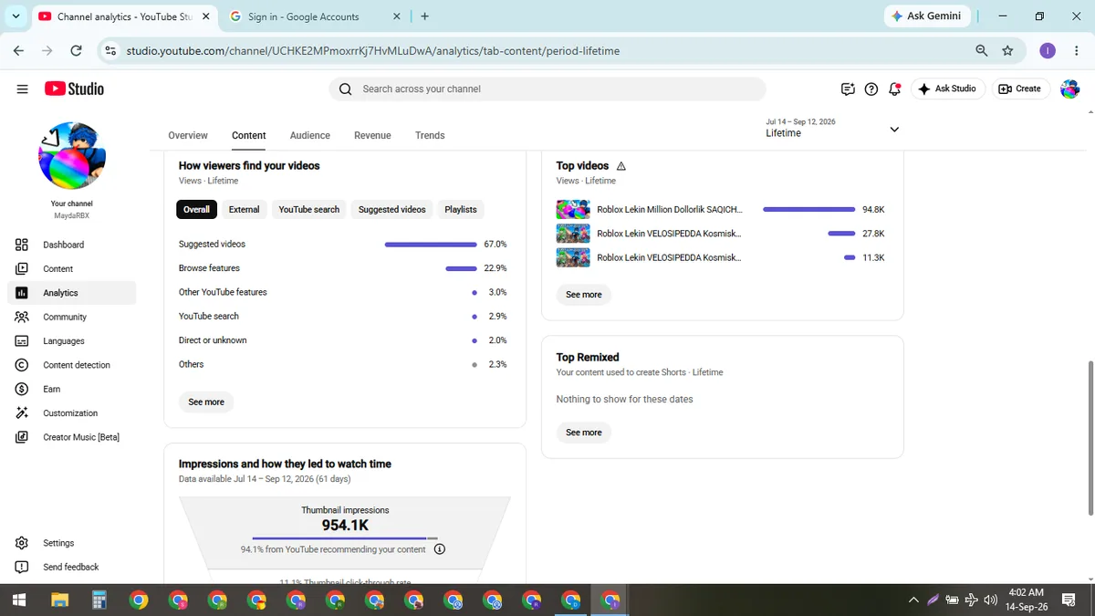 MaydaRBX: Monetized Games YouTube Channel (2.1K) — screenshot 5