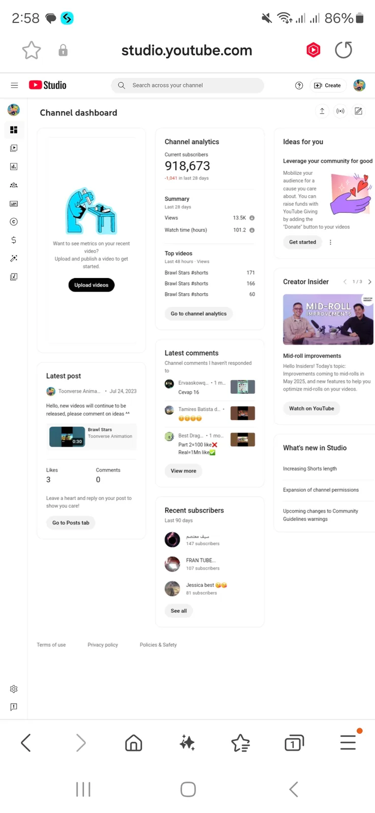 Toonverse Animation YouTube Channel | 892K Subscribers — screenshot 3