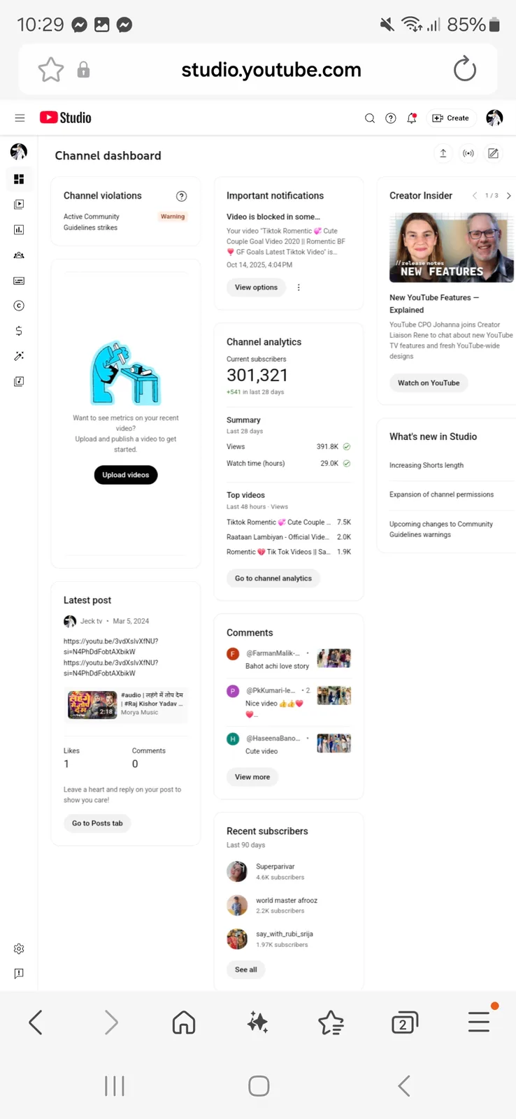 Jeck tv YouTube Channel | 301K Subscribers — screenshot 2