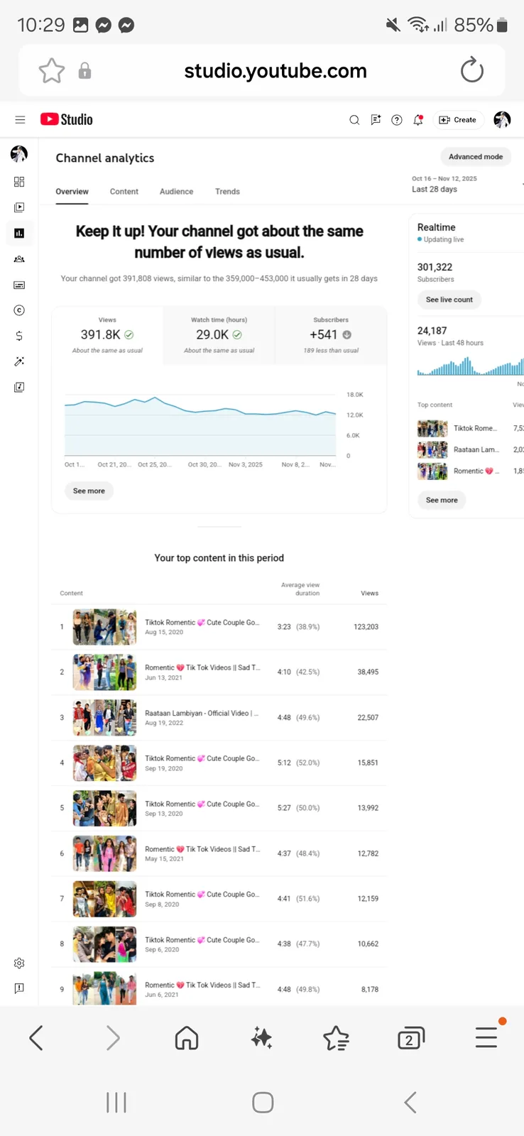 Jeck tv YouTube Channel | 301K Subscribers — screenshot 3