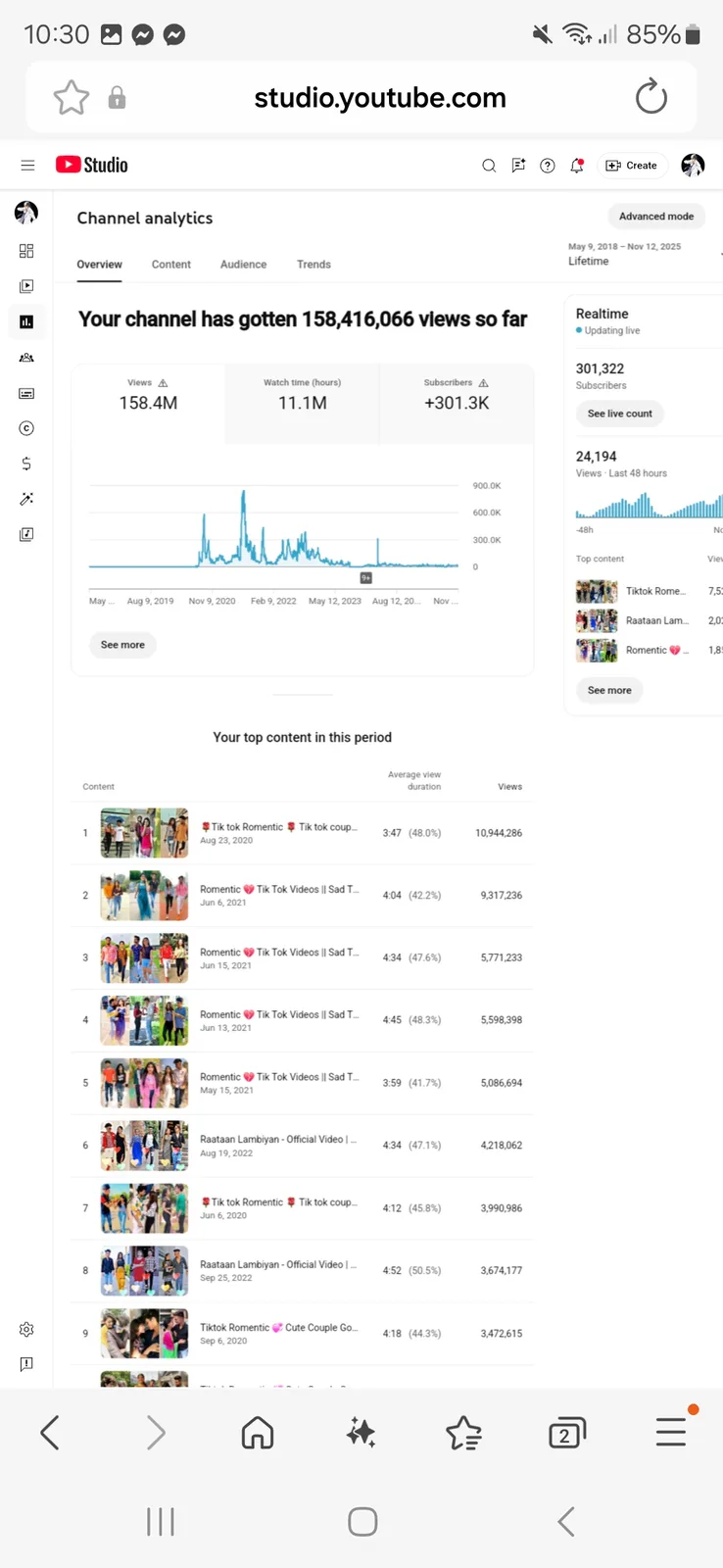 Jeck tv YouTube Channel | 301K Subscribers — screenshot 5