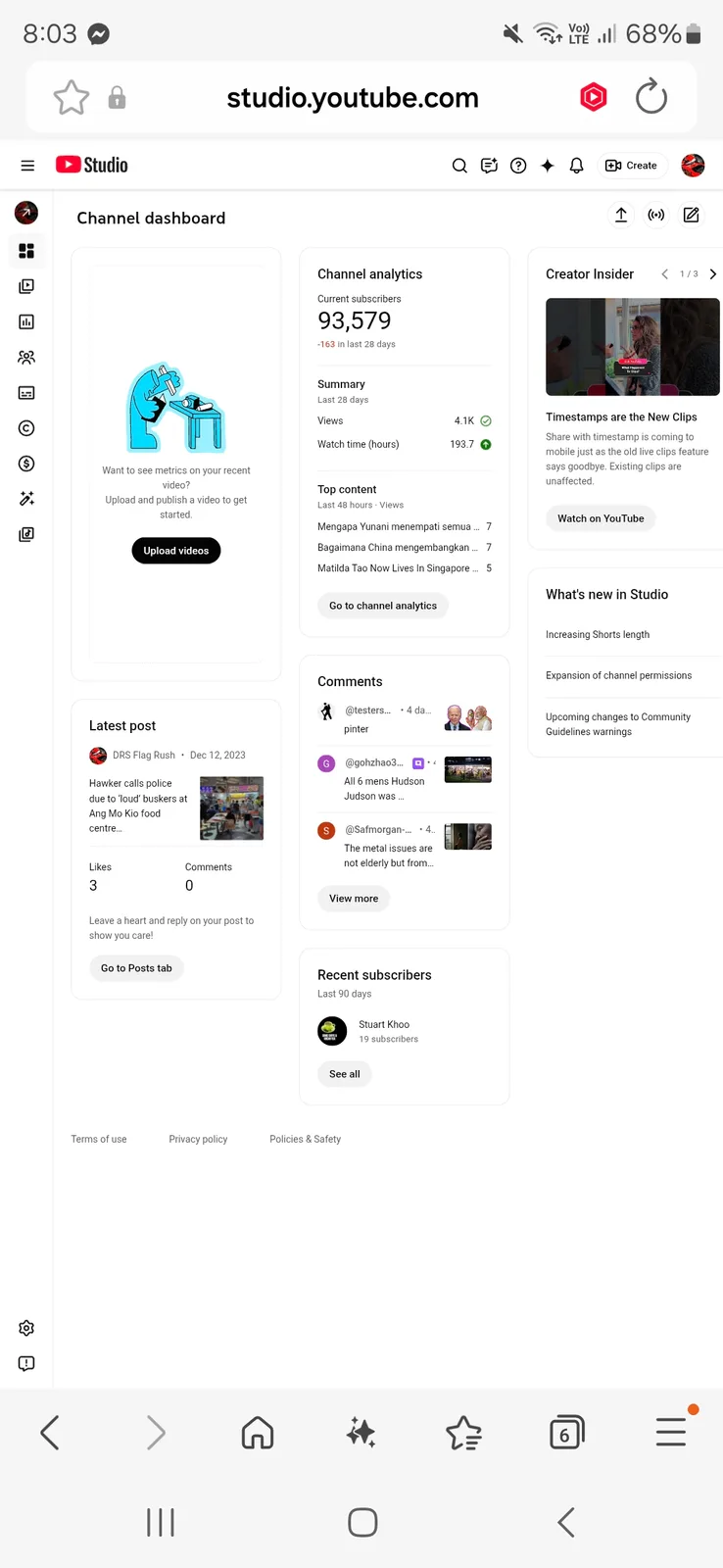 DRS Flag Rush YouTube Channel | 89.9K Subscribers — screenshot 2