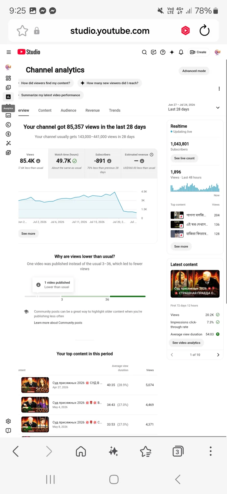 SM Mahmud YouTube Channel | 1.0M Subscribers — screenshot 2