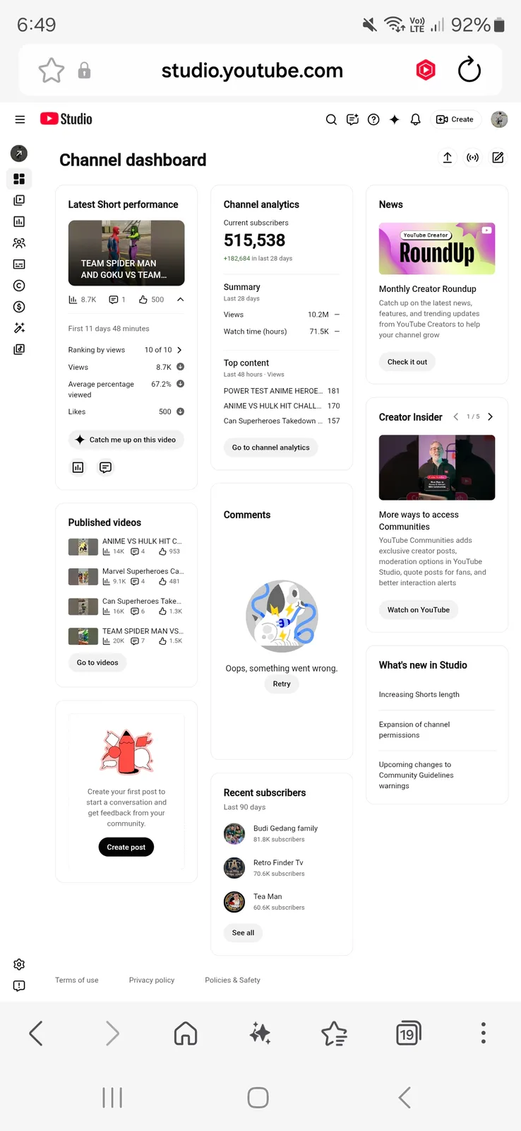 SH AD IN 2.0 YouTube Channel | 511K Subscribers — screenshot 2