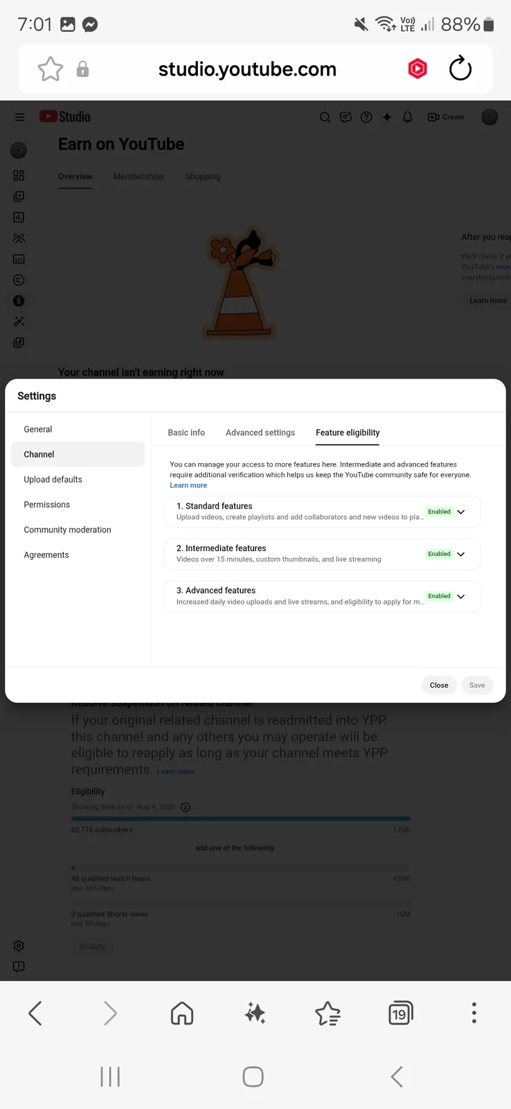 следы истории YouTube Channel | 62.7K Subscribers — screenshot 6