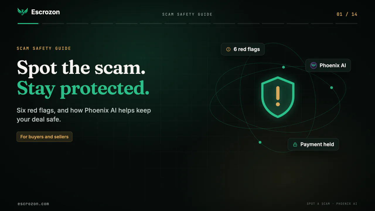 Spot the scam, stay protected: six red flags and how Phoenix AI helps keep your deal safe