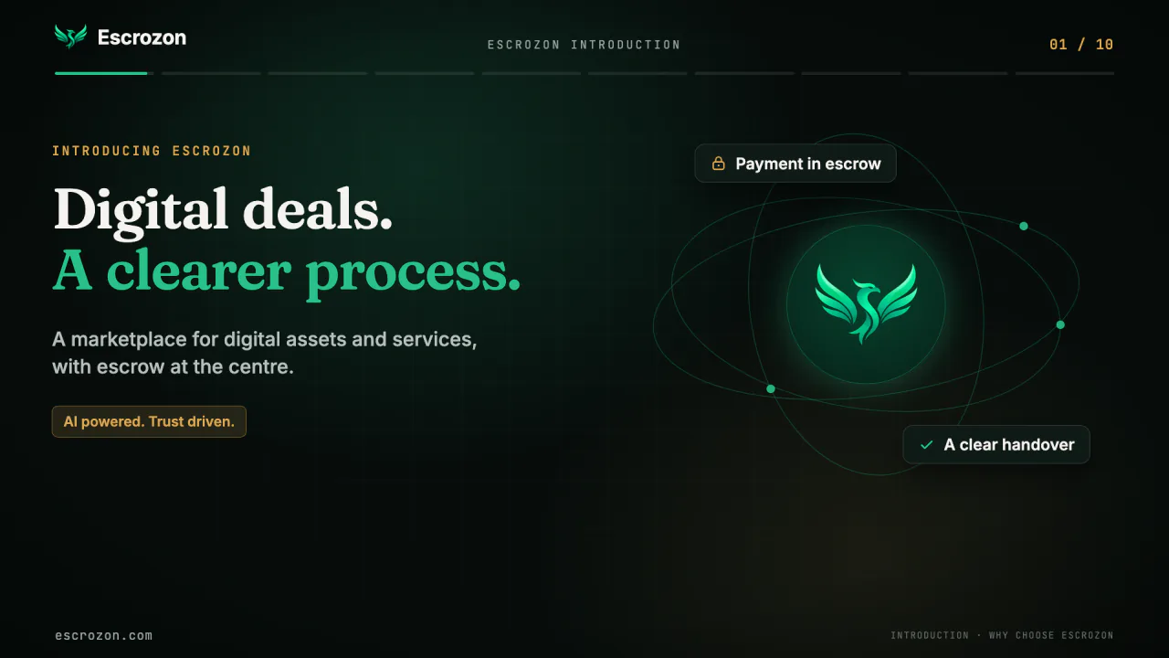 Escrozon introduction video: digital deals, a clearer process